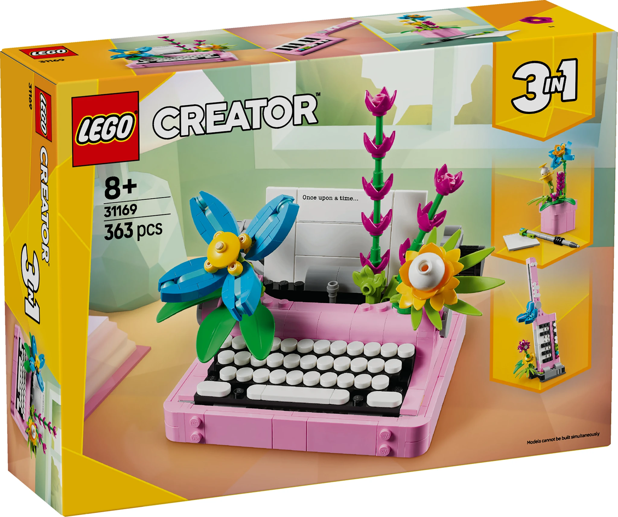 Tuotekuva ille Kirjoituskone ja kukat LEGO® Creator (31169)