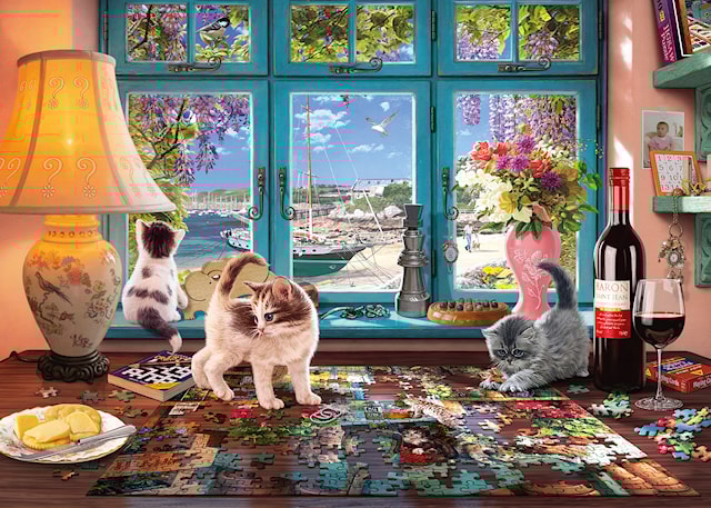 Produktbilde 2 for Puzzlers Desk Puslespill 1000 brikker Schmidt