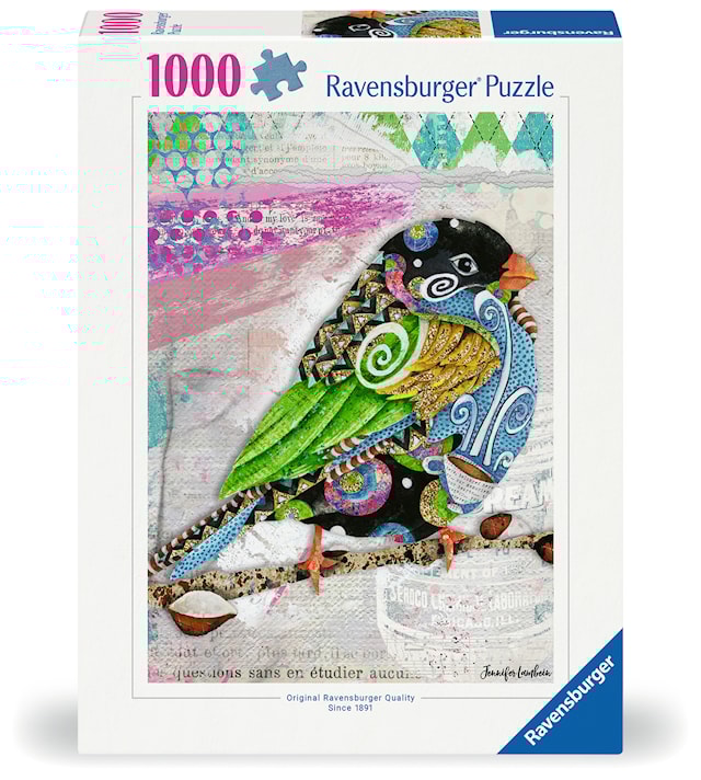 Tuotekuva 1 - Ravensburger Swirly Bird palapeli 1000 palaa