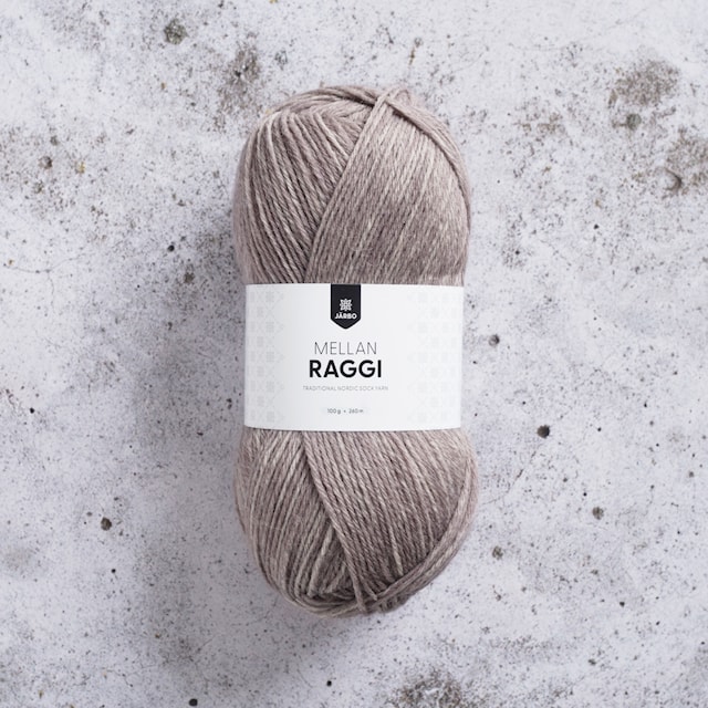 Produktbilde 1 for Mellanraggi Garn Ullmix 100 g Vintage Rose Denim (28396) Järbo