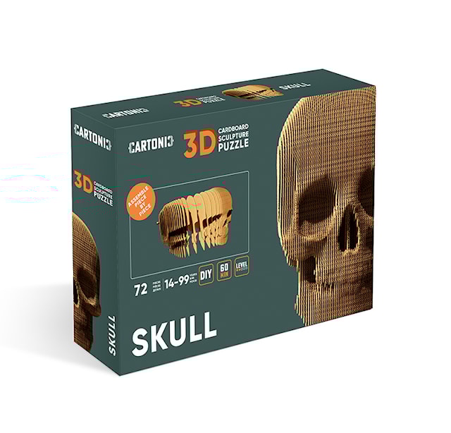 Produktbilde 1 for Cartonic 3D Pussel Döskalle
