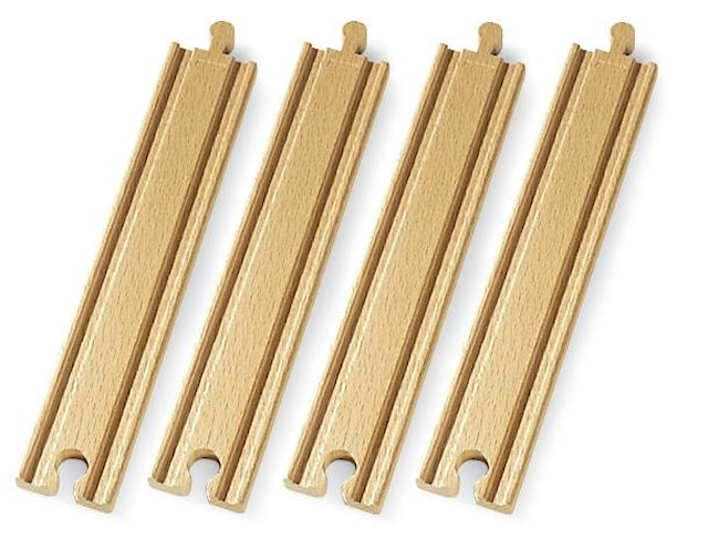 Produktbilde 1 for Rette skinner (4 stk.), Brio Trejernbane