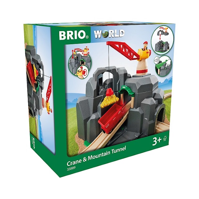Tuotekuva 1 - BRIO World - 33889 Nosturi ja vuoritunneli
