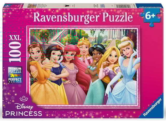 Produktbild 1 för Disney Princess Pussel 100 bitar XXL, Ravensburger