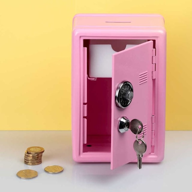 Produktbild 3 för Kassaskåp Rosa