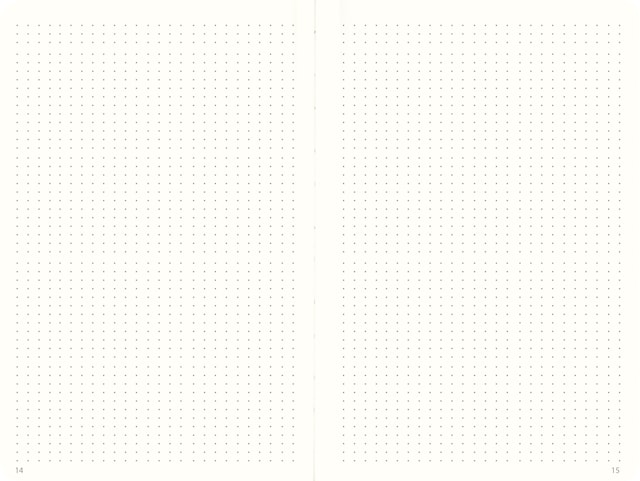 Tuotekuva 3 - Burde Dotted A5 -muistikirja, musta