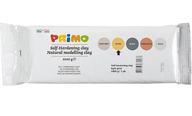 Produktbild 1 för Lera Lufttorkande 1000 g Gulockra Primo