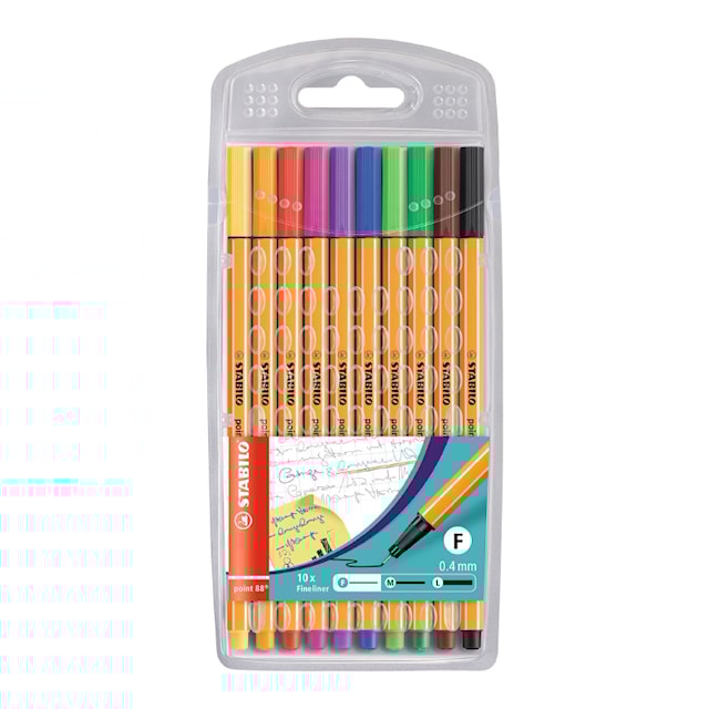 Produktbild 1 för Fineliner Point 88 10-pack STABILO
