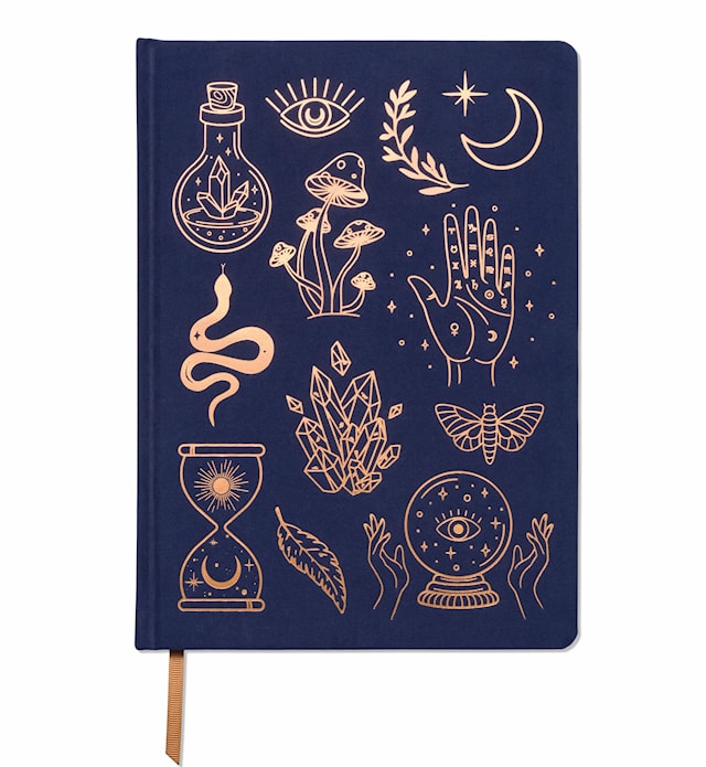 Produktbilde 1 for Skrivebok Mystikk, Linjert, 200 sider, Designworks