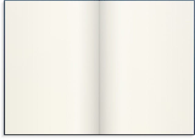 Produktbilde 2 for Notatbok A5 Mørkeblå tekstil, Ulinjert, Burde