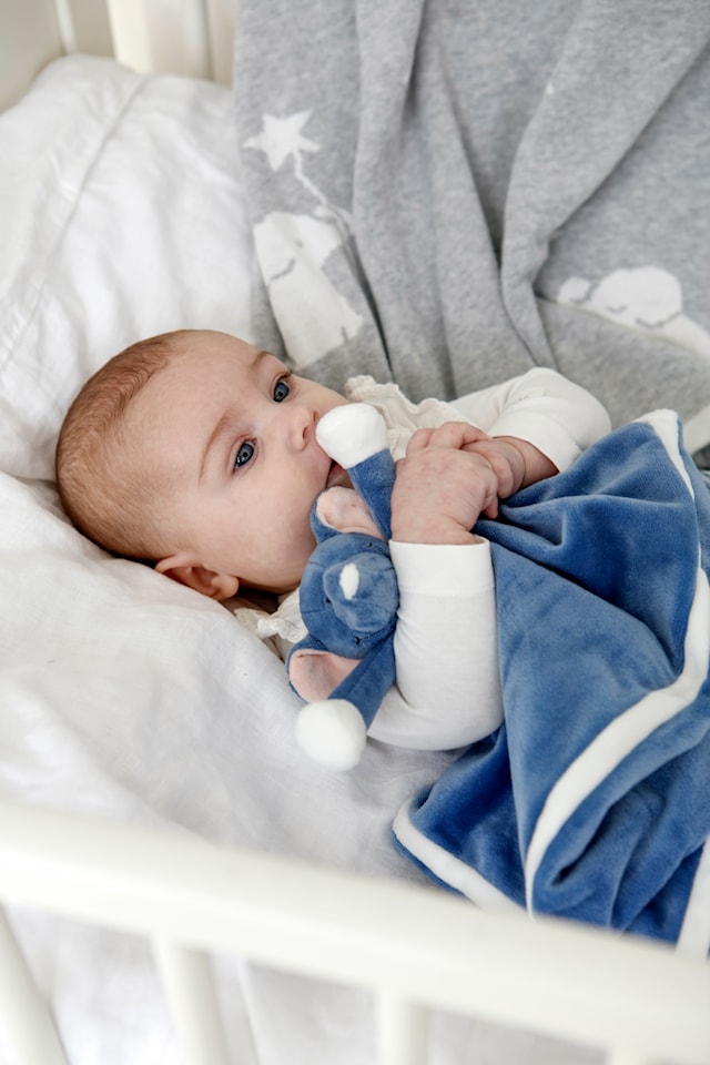 Tuotekuva 2 - Diinglisar SE Elefant Snuttefilt Denim Teddykompaniet