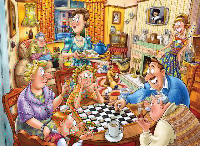 Produktbilde 3 for Wasgij Destiny 25 Games Night! Puslespill 1000 brikker