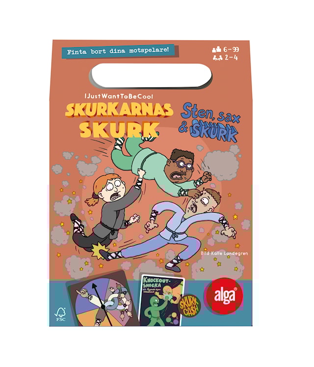 Produktbild 1 för Sten sax skurk - Skurkarnas skurk, Alga (SE)