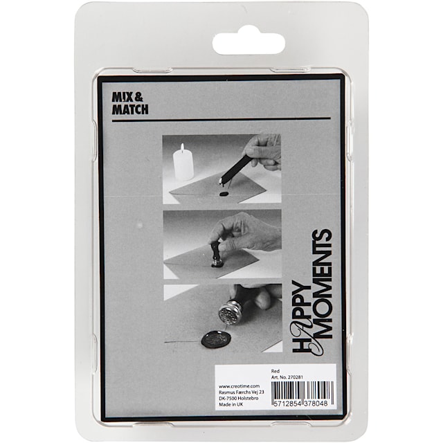 Produktbild 6 för Lack och Sigill Röd 17 mm Happy Moments