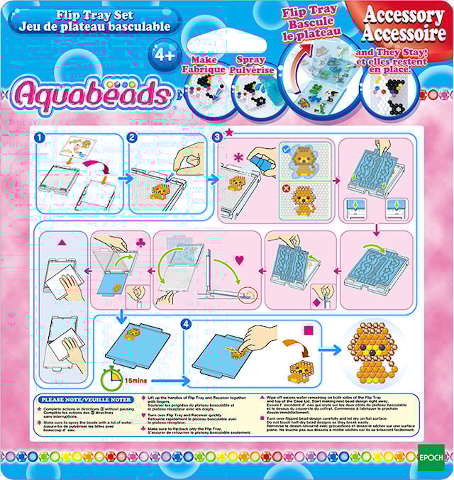 Produktbilde 5 for Perlebrett Flip-tray 1-pakk Aquabeads