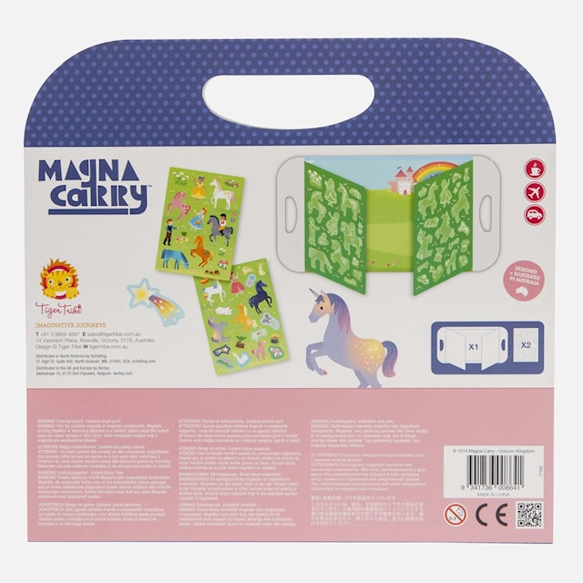Produktbild 6 för Magnetbok Enhörningsrike Magna Carry Tiger Tribe