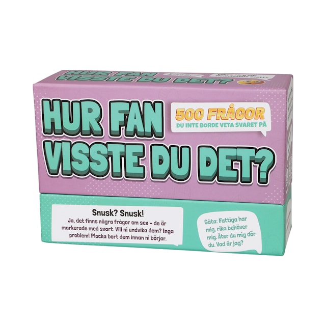 Produktbild 1 för Hur fan visste du det? (SE)