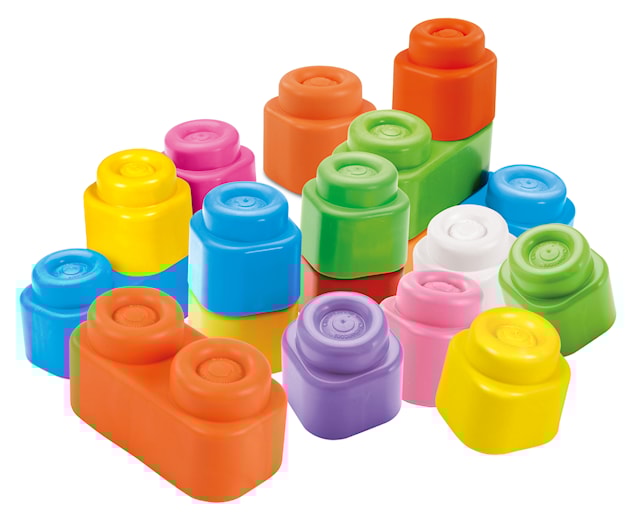 Produktbild 1 för Soft Clemmy Mjuka Byggklossar 20-Pack Clementoni