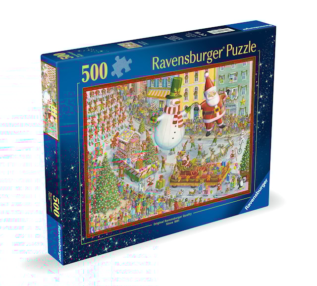 Produktbild 5 för Pussel Here Comes Christmas! 500 bitar, Ravensburger