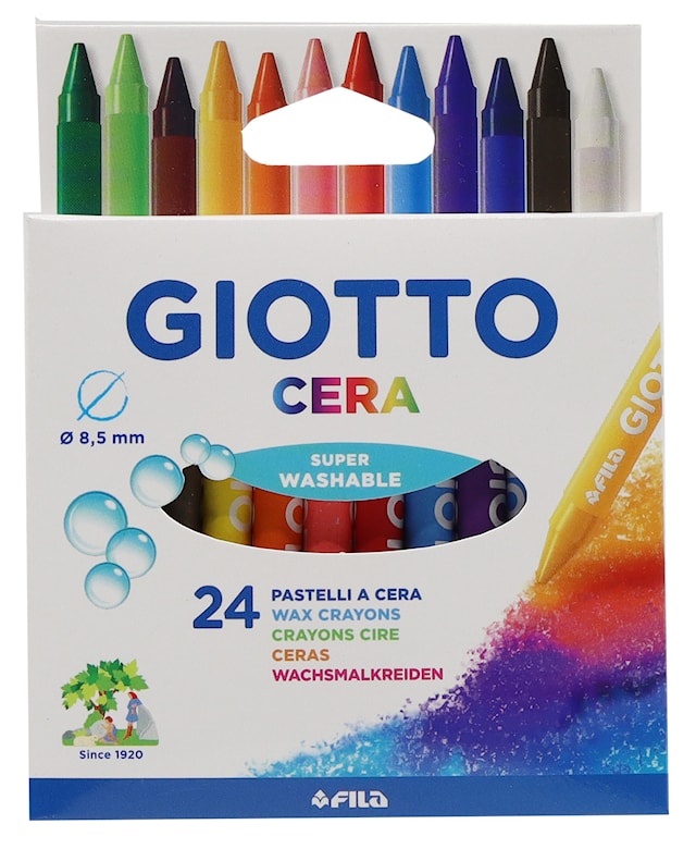 Produktbild 1 för Vaxkritor 24-p, Giotto Cera