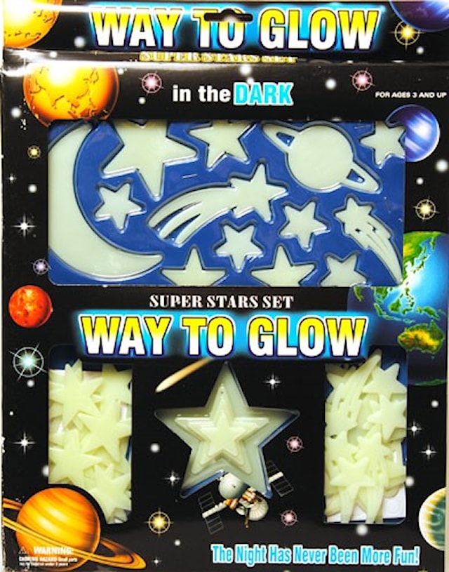 Itsevalaisevat tähdet seinäkoristelu Suntoy