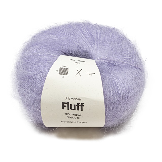 Silk Mohair Fluff 25 gr Hortensia purple A810 Adlibris