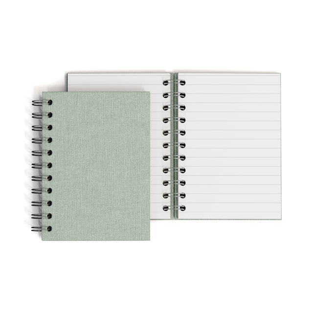 Produktbild 3 för Anteckningsbok A6 Linjerad Soft Teal 90 Blad Bigso Box of Sweden