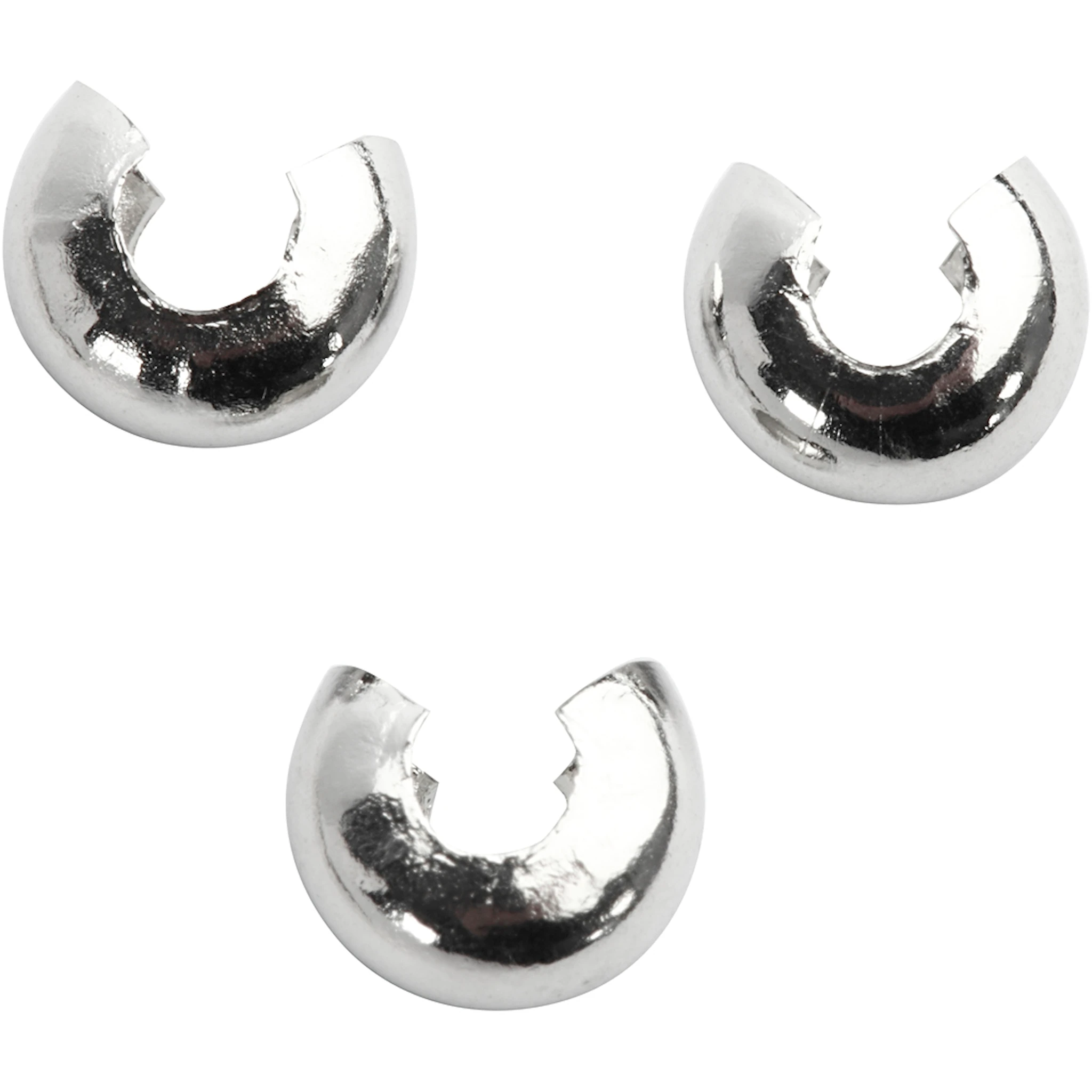 Tuotekuva ille Solmusuojat, halk. 5 mm, hopeanväriset, 50 kpl/ 1 pkt