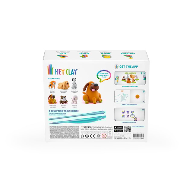 Produktbild 3 för Modellera Hundgänget 15-pack Luftttorkande Hey Clay