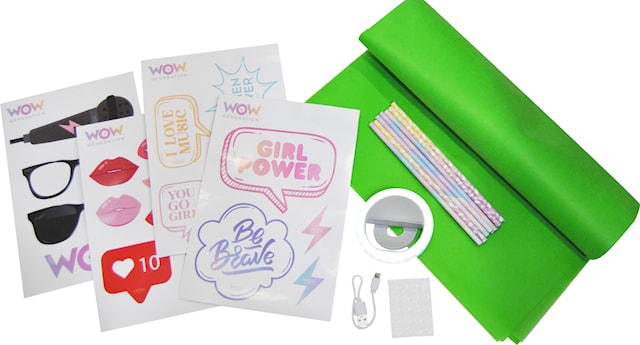 Produktbild 2 för WOW® Generation Clip On Selfie Ljusring med Tillbehör