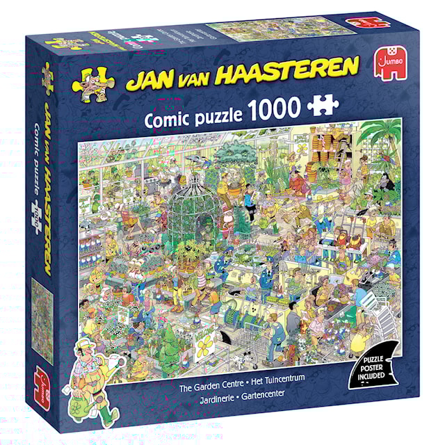 Produktbilde 1 for Jan van Haasteren Garden Centre Puslespill 1000 brikker