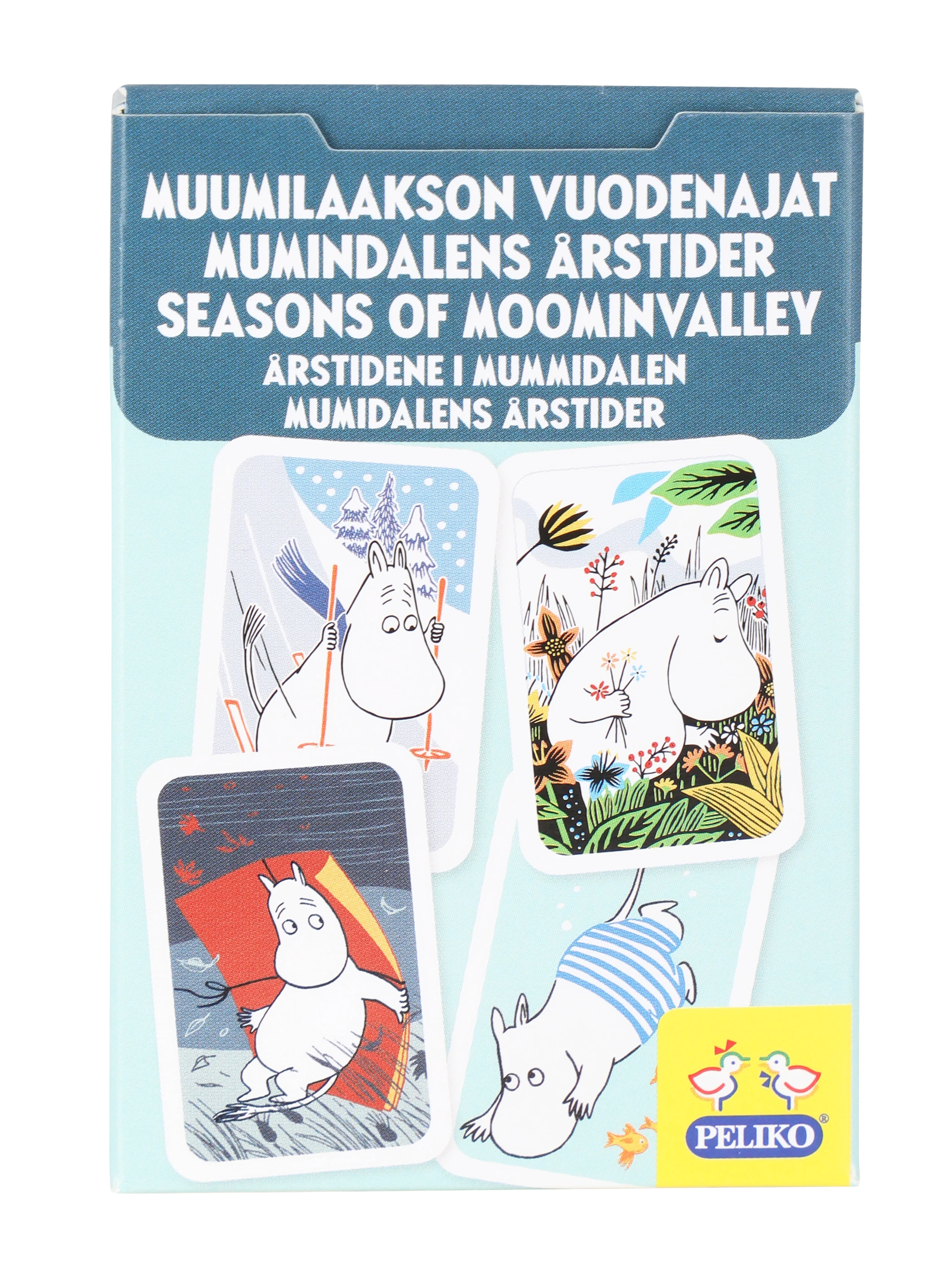 Produktbild för Mumintrollens Årstider Kortspel (SE/FI/NO/DK/EN)