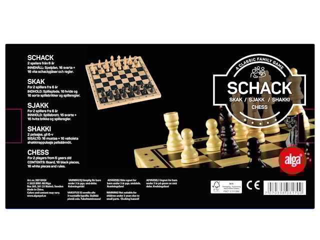 Produktbild 2 för Schack, Alga (SE/FI/NO/DK/EN)