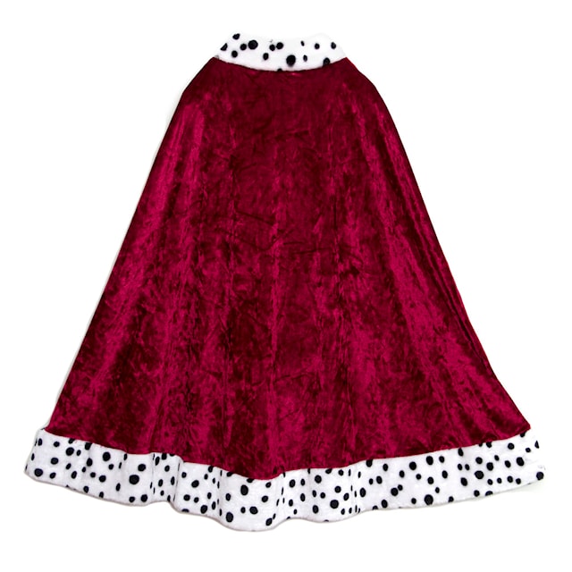 Produktbild 2 för Kung Cape Röd Sammet 98-128 cm Den Goda Fen