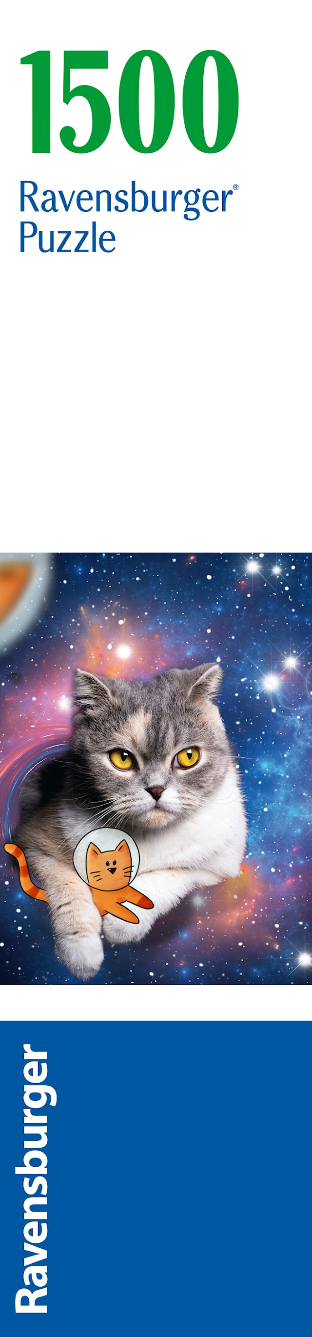 Produktbild 6 för Pussel Cats In Space 1500 bitar, Ravensburger