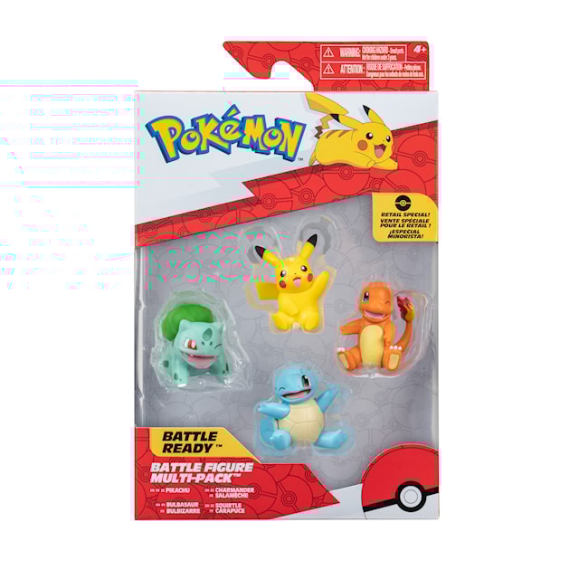 Produktbilde 6 for Pokémon-figurer med 4-pakning