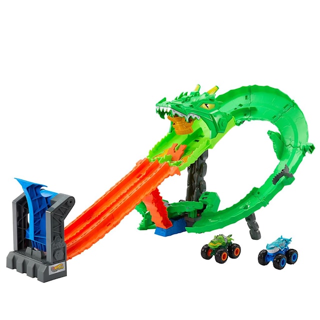 Tuotekuva 2 - Monster Trucks Dragon Destruction Hot Wheels