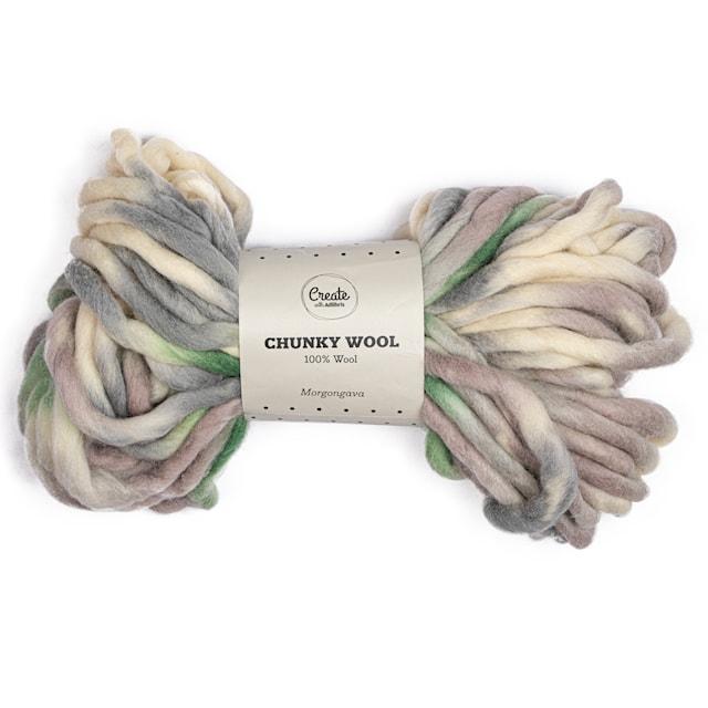 Produktbild 1 för Chunky Wool Print Garn 200g Morgongåva C145 Adlibris