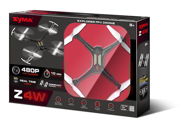 Produktbilde 6 for Radiostyrt Z4W Explorer FPV Drone Grå Syma