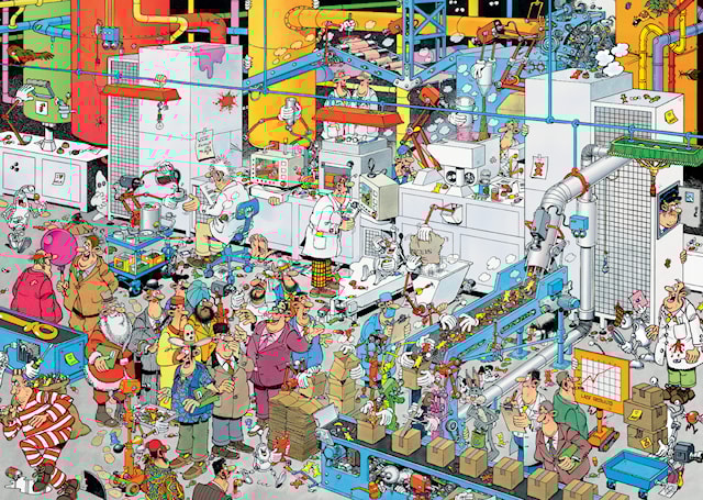 Produktbild 2 för Jan van Haasteren - Candy Factory Pussel 500 bitar