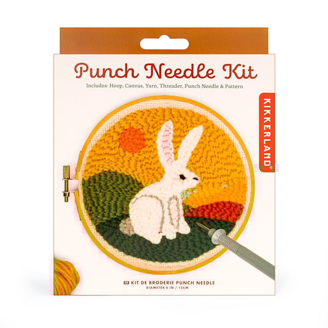 Produktbild 4 för DIY Kit Punch Needle Hare Kikkerland