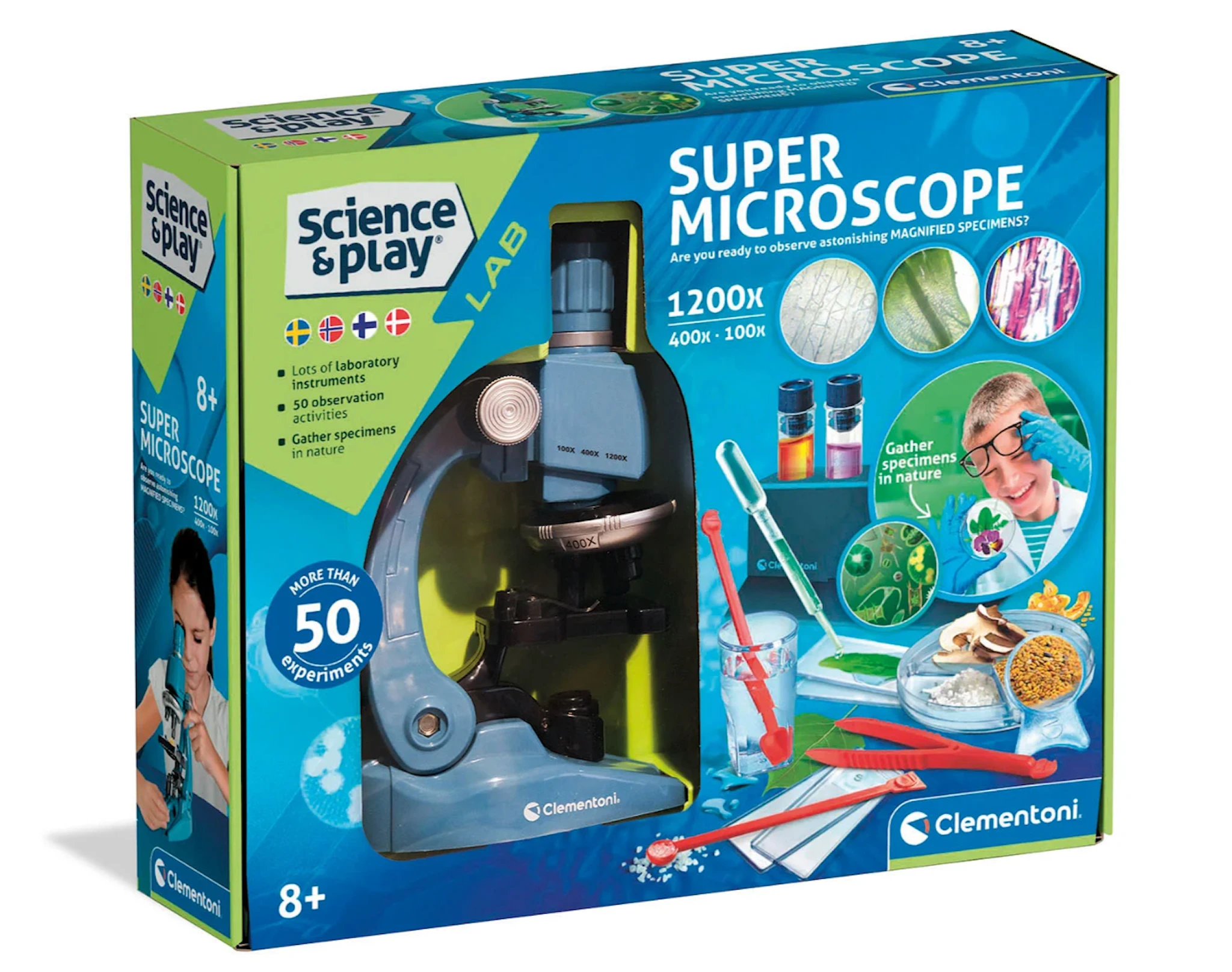Produktbild för Super Microscope Clementoni
