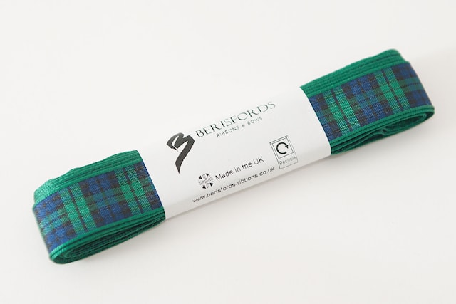 Black Watch Skottsrutigtband 16mm x 5 meter