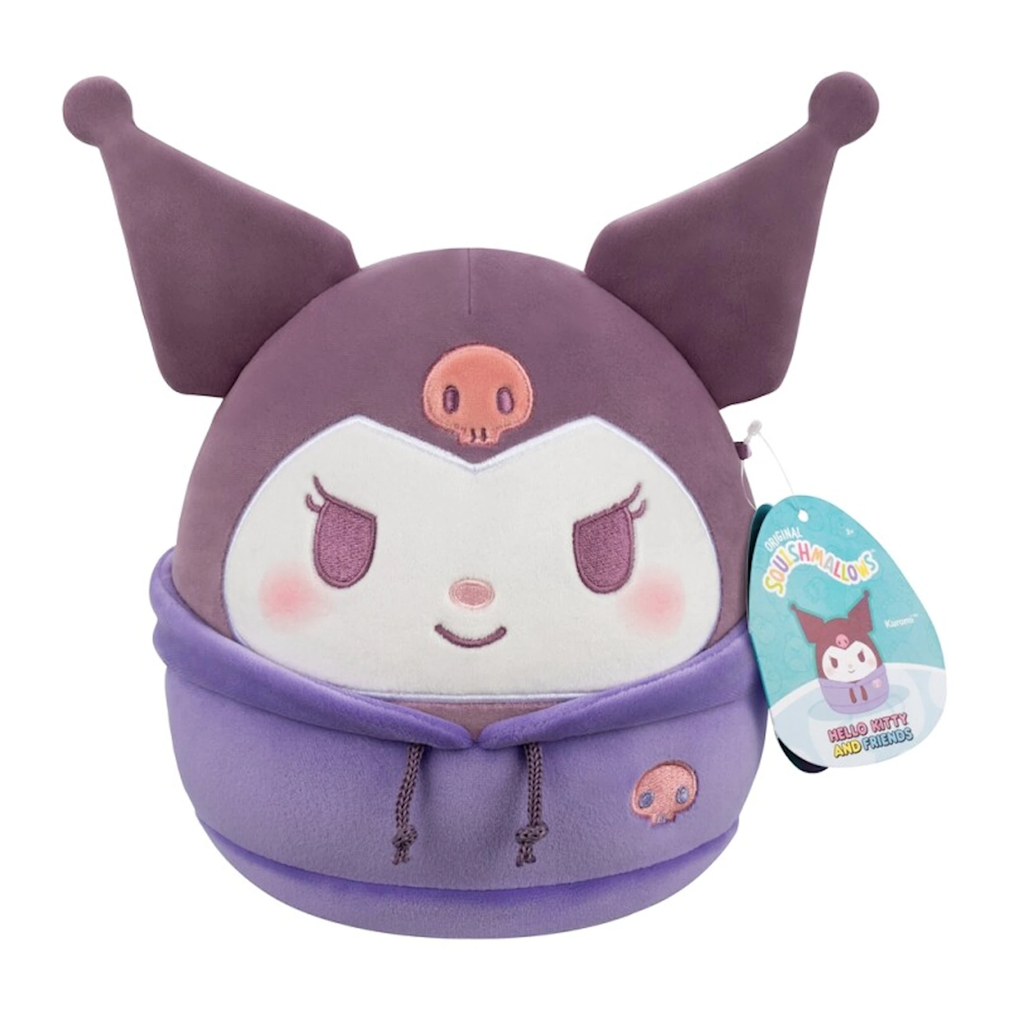 Produktbilde for Kuromi Hoodie Squishmallows 20 cm Hello Kitty
