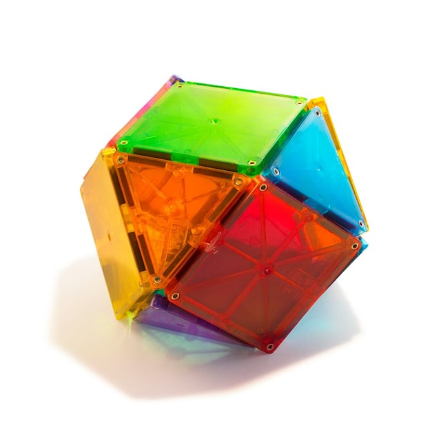 Produktbild 2 för Magna-Tiles Clear Colours 32 bitar