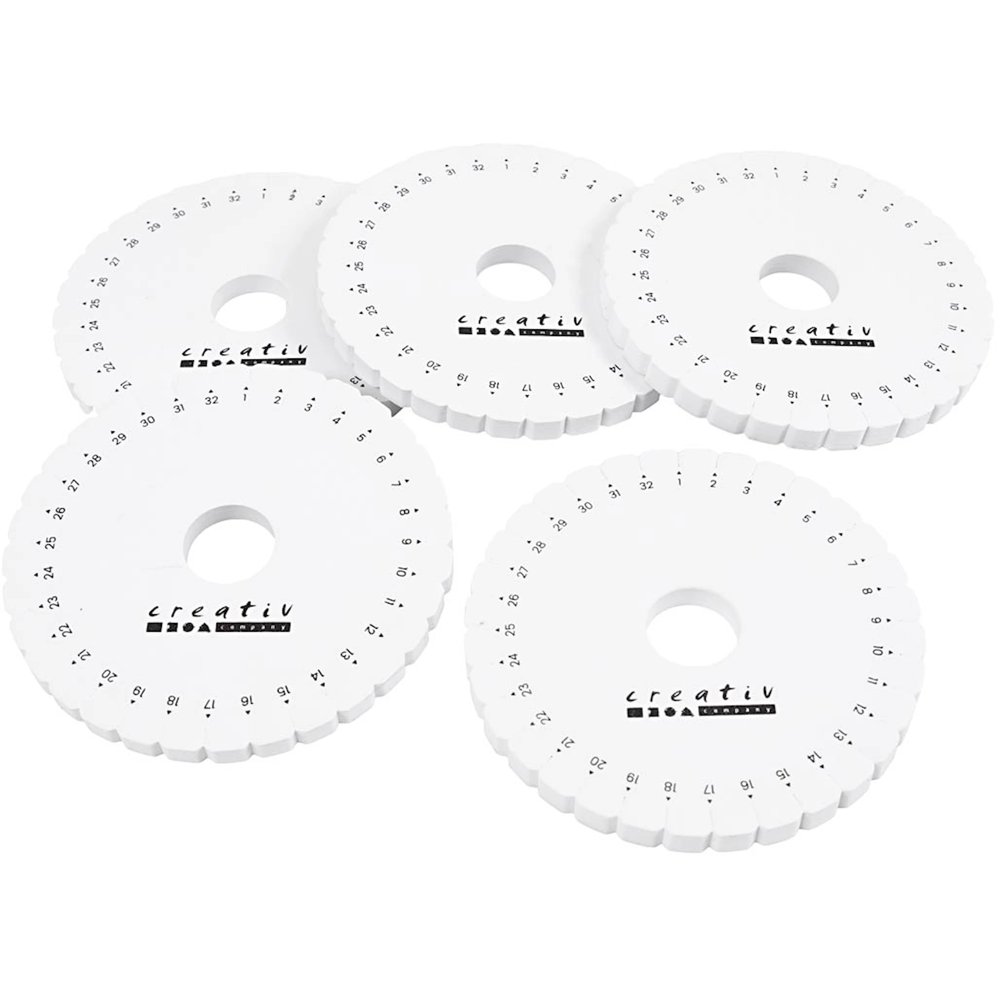 Tuotekuva ille Kumihimo-Punontalevy, halk. 12 cm, 5 kpl/ 1 pkt