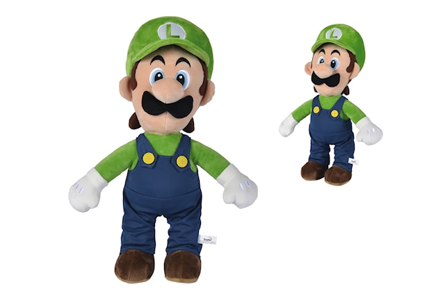 Super Mario Luigi Kosedyr 50 cm