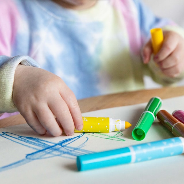 Produktbild 3 för Tuschpennor Junior från 2 år 12-pack Tiger Tribe