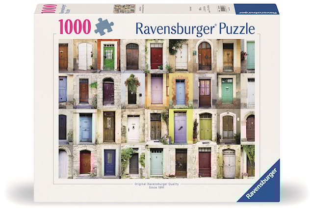 Produktbild 1 för Beautiful Doors In Provence Pussel 1000 Bitar, Ravensburger