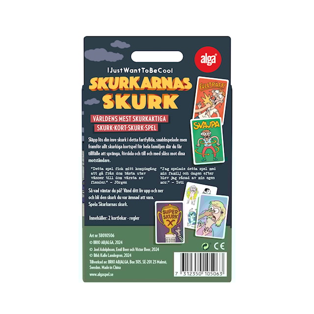 Produktbild 3 för Kortspel Skurkarnas Skurk, Alga (SE)